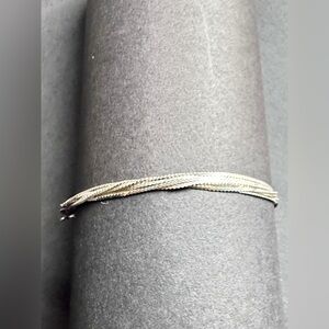 VTG 7 strand sterling bracelet